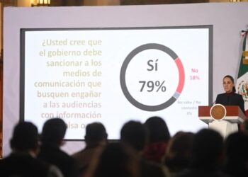 Afirma Sheinbaum que no hay censura