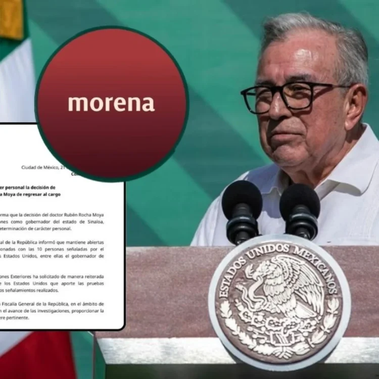 LA PRESIDENTA DE MÉXICO, MORENA Y GOBERNADORES Se deslindan de Rocha Moya