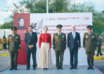 CARMEN LILIA ENCABEZA CEREMONIA Conmemoran a Niños Héroes