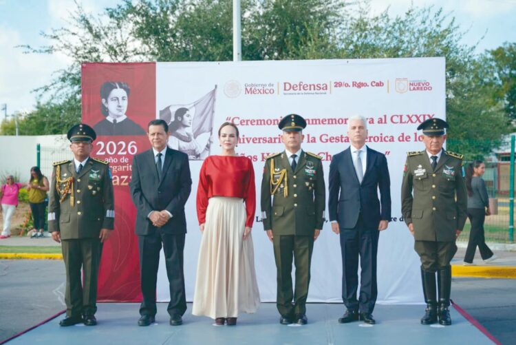 CARMEN LILIA ENCABEZA CEREMONIA Conmemoran a Niños Héroes