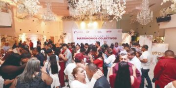 Por cerrar la campaña de matrimonios colectivos