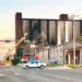 TRAS INCENDIO Localizan daño en columna de hotel