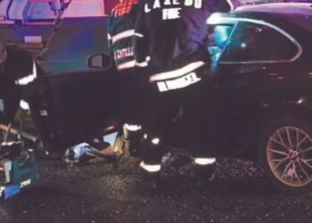 ACCIDENTE SOBRE LA CARRETERA 83 Rescatados con las quijadas de la vida