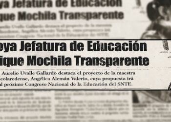 “Mochila Transparente” es creación de maestra de NLD