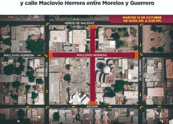 Habrá cierre temporal de vialidades