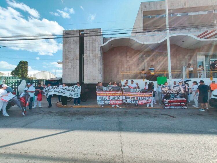 EXIGEN MEJORAS LABORALES Se une IMSS local a protesta nacional