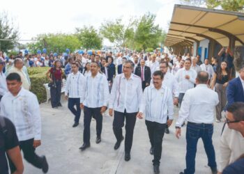 Inauguran Dámaso y Américo nuevos espacios universitarios